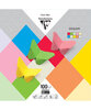 Origami papier 100 blad 20x20cm 10 tinten