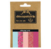 Decopatch Pocket No21 Zak met 5 vellen bedrukt papier 30x40 cm, assorti patroon (ref. 701-711-698-712 en 710)
