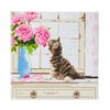Crystal Art kit Cat (partial) 30 x 30 cm