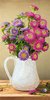Crystal Card kit diamond painting Flower Vase 11 x 22 cm