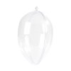 Kunststof transparant ei 8 cm.