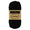 110  JET BLACK Scheepjes Catona 100 gram