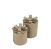 Set van 2 ronde geschenkdozen