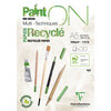 Paint&#039;ON Recycl&eacute; blok 30 blad 250g/m2 A5 (14,8x21cm) - Wit