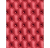 Decopatch papier Chesterfield look rood