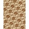 Decopatch papier bruin romantische bloemenprint 