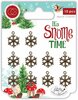 It&#039;s Snome Time - Snowflakes Metal Charms