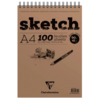 Sketch Tekenblok schetsblok A4 Wit &ndash; 100 vel