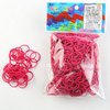 Rainbow Loom fuchsia roze opaque 600 stuks
