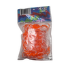 Rainbow Loom 2 colour orange - white 300 stuks