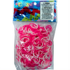 Rainbow Loom 2 Colours Pink - White 300 stuks