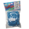 Rainbow Loom metallic blauw 300 stuks