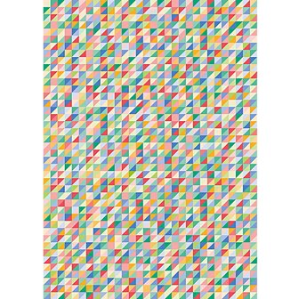 Paperpatch decoupagepapier Multicolor Triangles 