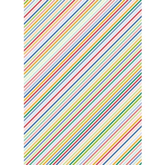 Paperpatch decoupagepapier Multicolor Stripes