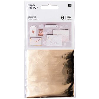 Paper Poetry Transferfolie Gold