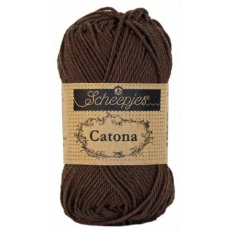 162 BLACK COFFEE Scheepjes Catona 25 gram