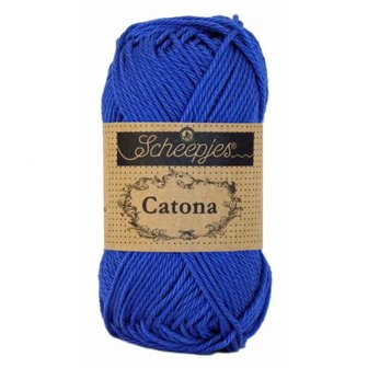 201 ELECTRIC BLUE Scheepjes Catona 10 gram