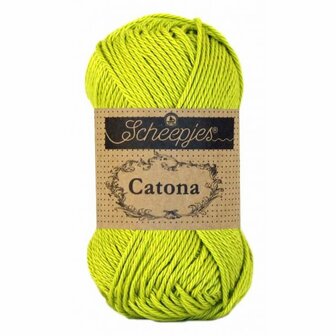 245 GREEN YELLOW Scheepjes Catona 10 gram