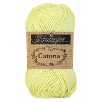 Haakgaren 100 LEMON CHIFFON Scheepjes Catona 50 gram