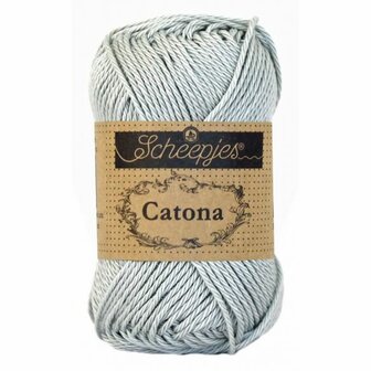 Haakgaren 172 LIGHT SILVER Scheepjes Catona 25 gram