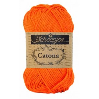 Haakgaren 189 ROYAL ORANGE Scheepjes Catona 25 gram