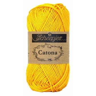 Haakgaren 208 YELLOW GOLD Scheepjes Catona 25 gram