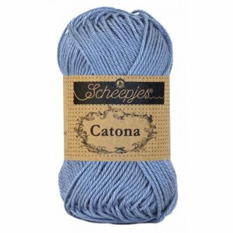 Haakgaren 247 BLUEBIRD Scheepjes Catona 25 gram