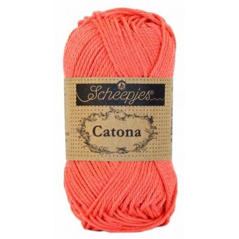 Haakgaren 252 WATERMELON Scheepjes Catona 50 gram