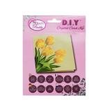 Crystal Card kit diamond painting Spring Tulips 18 x 18 cm