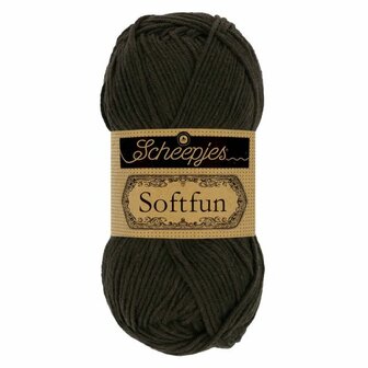 2628 SCHEEPJES SOFTFUN - CHARCOAL 50 gram