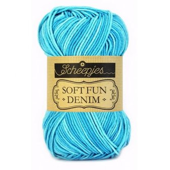 500 SCHEEPJES SOFTFUN DENIM - BLAUW 50 gram