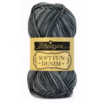 502 SCHEEPJES SOFTFUN DENIM - GRIJS 50 gram