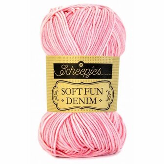 504 SCHEEPJES SOFTFUN DENIM - LICHTROZE 50 gram