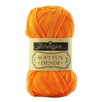 519 SCHEEPJES SOFTFUN DENIM - ORANJE 50 gram