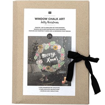 Window Chalk Art Templates 3-delig Jolly Christmas FSC Mix