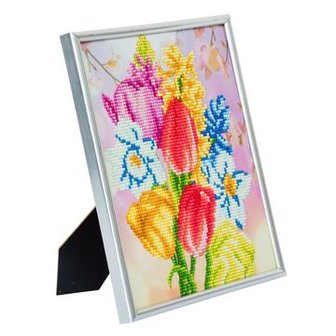 Crystal Art kit Beautifull Bouquet 21 x 25 cm