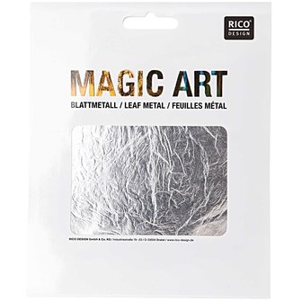 RICO DESIGN MAGIC ART BLADMETAAL ZILVER 6 VELLEN