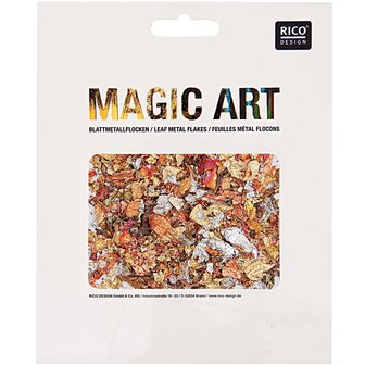 RICO DESIGN MAGIC ART BLADMETAALVLOKKEN METALMIX 3 VELLEN