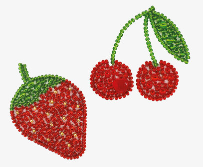 Miniart Crafts - Strawberry Cherry - borduren met kralen