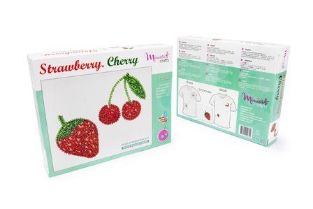 Miniart Crafts - Strawberry Cherry - borduren met kralen