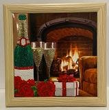 Crystal Art Frame 18 x 18 cm Houtkleur