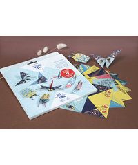 Origami papier Insecten , set met 3 maten 60 vel 70g - met motief