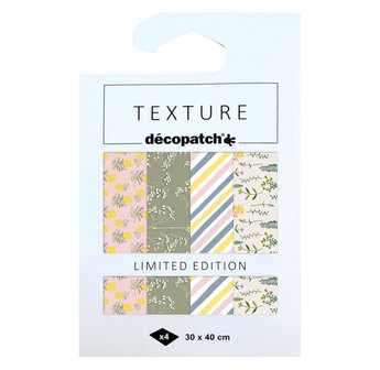 Texture Decopatch papier Thema Lineart Veldbloemen Limited Edition