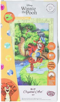 Crystal Art kit Disney Bouncing Tigger (partial) 40 x 22 cm 