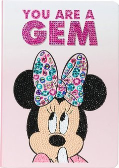 Crystal Art kit Notebook schrift Disney Classic Minnie 26 x 19 cm 