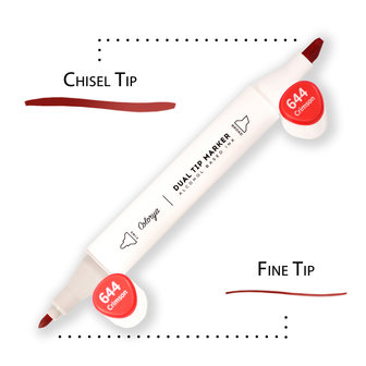 Colorya Etui met 40 dual tip alcoholmarkers