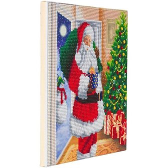 Crystal Art Santa&#039;s Here! (partial) 30 x 30 cm