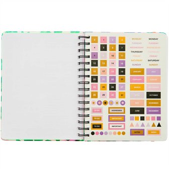 Een bullet diary is een flexibel agenda- of planningssysteem waarmee u afspraken, notities, etc. kunt bijhouden.