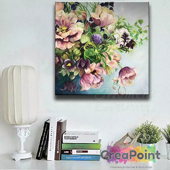 Full 5D Diamond Painting Bloemenpracht 60 x 60 cm