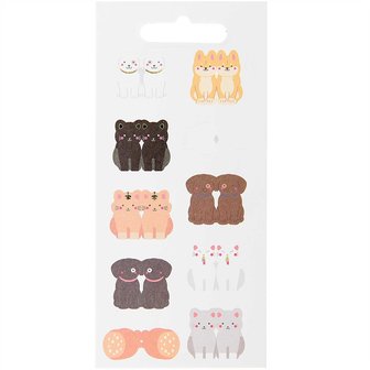 PAPER POETRY STICKERBOOK INDEX TABS ANIMALS 10 VELLEN